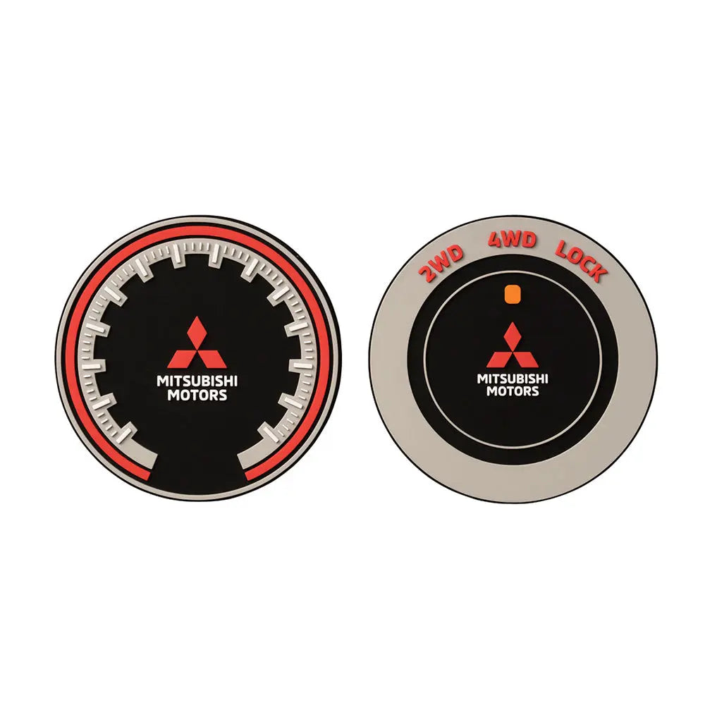 ドリンクホルダーコースター(2枚セット) MITSUBISHI MOTORS COLLECTION